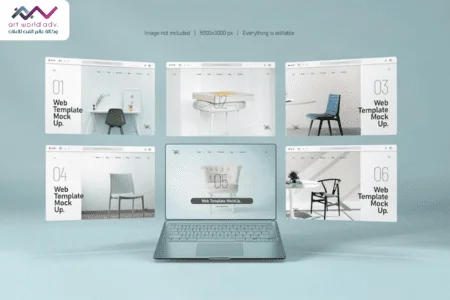 التسويق الالكترونى وتصميم المواقع –  عالم الفن